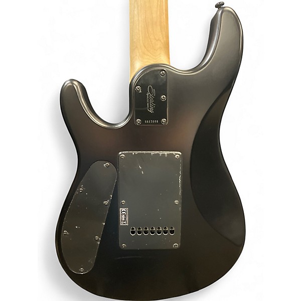 Used Sterling by Music Man JP70 John Petrucci Signature STEALTH BLACK Solid Body Electric Guitar