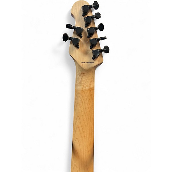 Used Sterling by Music Man JP70 John Petrucci Signature STEALTH BLACK Solid Body Electric Guitar