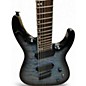 Used Jackson SLATX7Q MS Trans Blue Solid Body Electric Guitar