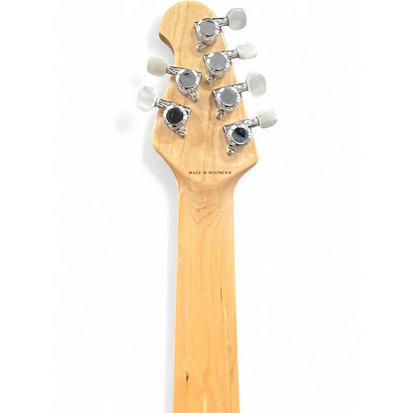 Used Sterling by Music Man JP100 Trans Black Solid Body Electric Guitar