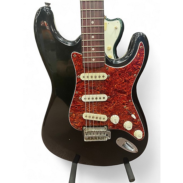 Used Miscellaneous DOUBLE CUT Black Solid Body Electric Guitar