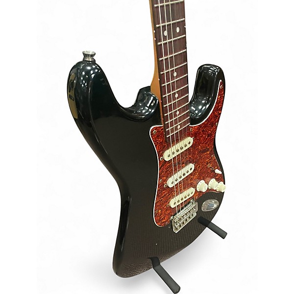 Used Miscellaneous DOUBLE CUT Black Solid Body Electric Guitar