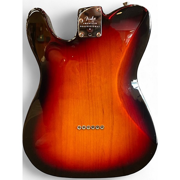 Used Fender American Professional II Telecaster Deluxe 3 Color Sunburst Solid Body Electric Guitar