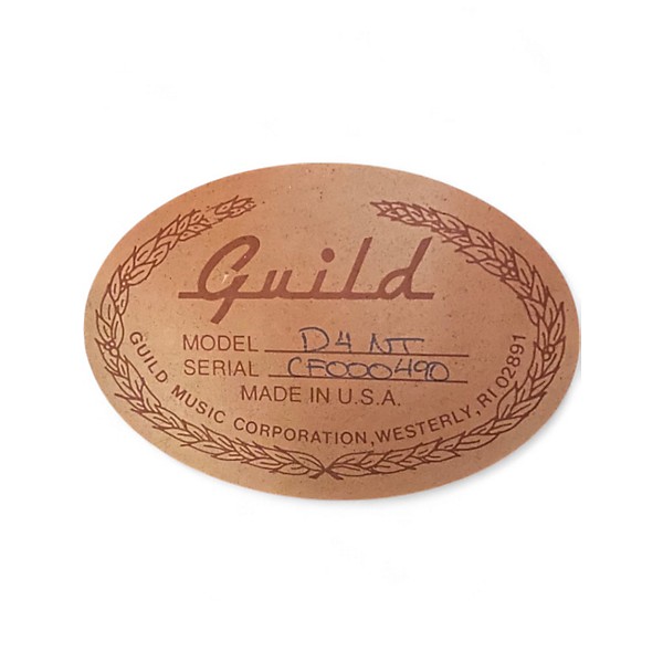 Used Guild D4 NT Natural Acoustic Guitar