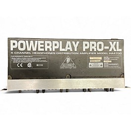 Used Behringer Powerplay PRO -XL HA4700 4-Channel Headphone Amplifier Headphone Amp