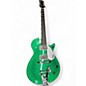 Used Gretsch Guitars G6129T Sparkle Jet with Bigsby GREEN SPARKLE Solid Body Electric Guitar