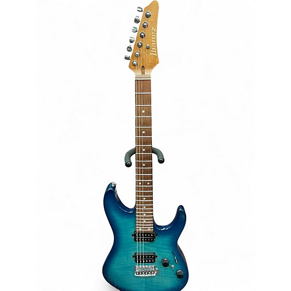 Used Ibanez AZ24S1F Standard Turquoise Solid Body Electric Guitar