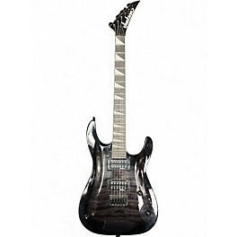 Used Jackson JS20 Transparent Black Solid Body Electric Guitar