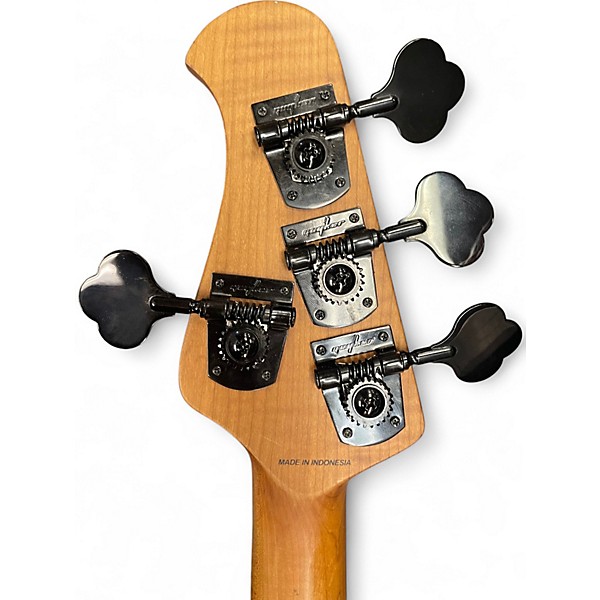 Used Sterling by Music Man ray34 HH burl Electric Bass Guitar