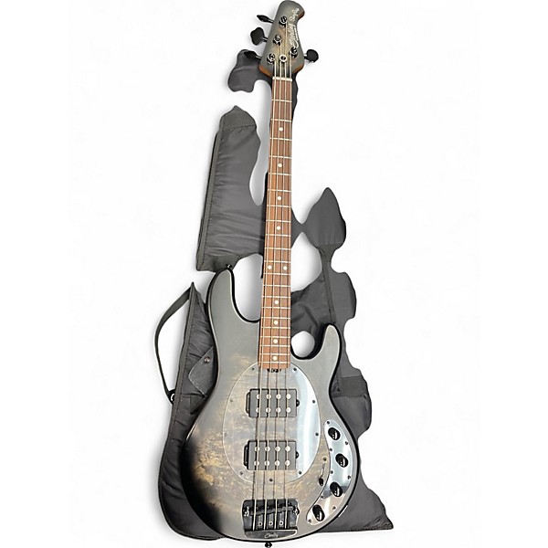 Used Sterling by Music Man ray34 HH burl Electric Bass Guitar
