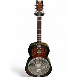 Used Dobro F60 flame maple Resonator Guitar