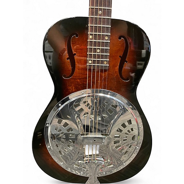 Used Dobro F60 flame maple Resonator Guitar