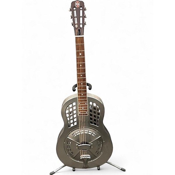 Used Republic resonator Silver Resonator Guitar