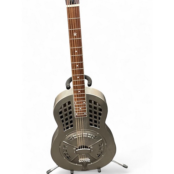 Used Republic resonator Silver Resonator Guitar