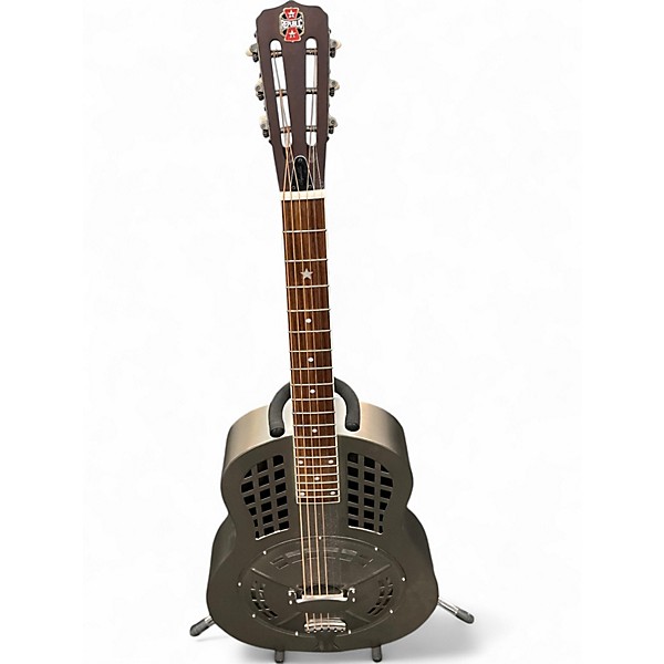 Used Republic resonator Silver Resonator Guitar