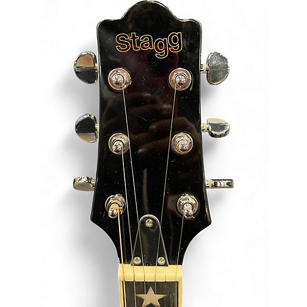 Used Stagg 6 STRING DELUXE BLUEGRASS BANJO Mahogany Banjo