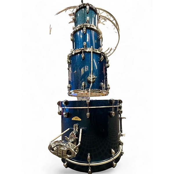 Used SPL 4 Piece VELOCITY SPARKLE BLUE Drum Kit