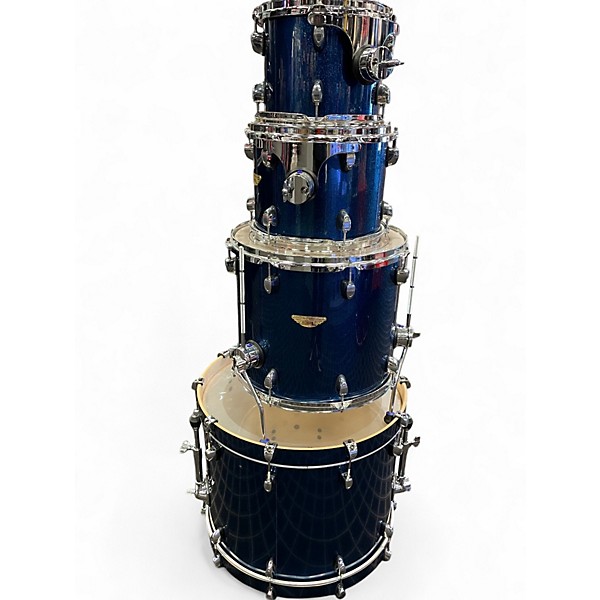 Used SPL 4 Piece VELOCITY SPARKLE BLUE Drum Kit