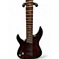 Used Schecter Guitar Research Omen 8 LH Black Cherry Burst Solid Body Electric Guitar