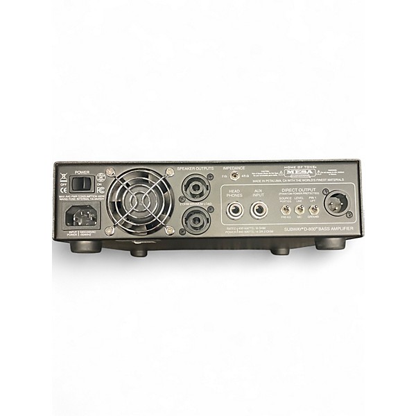 Used MESA/Boogie SUBWAY D 800 Bass Amp Head
