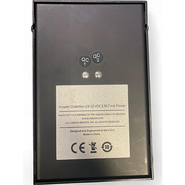 Used Maestro INVADER DISTORTION Effect Pedal