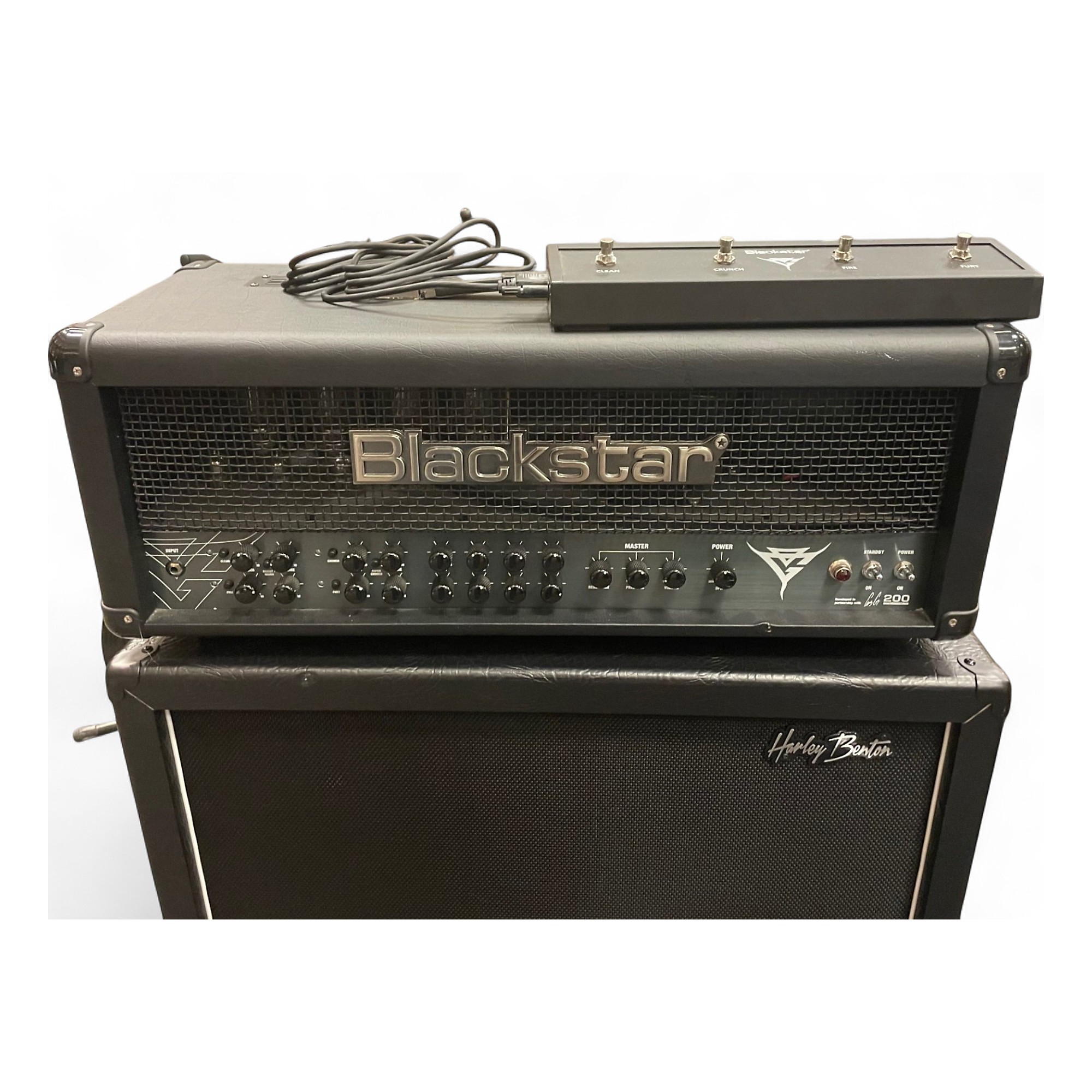 ギター Blackstar HT-BLACKFIRE Gus G Signature Used Blackstar BLACKFIRE 200 GUS G SIGNATURE 200W Tube