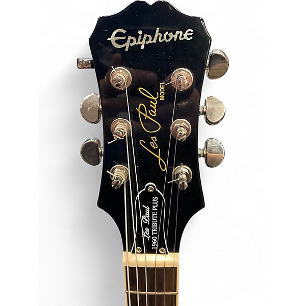 Used Epiphone Les Paul 1960 Tribute Plus Tobacco Burst Solid Body Electric Guitar