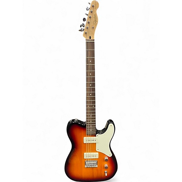 Used Squier Paranormal Baritone Cabronita Telecaster 3 Color Sunburst Solid Body Electric Guitar
