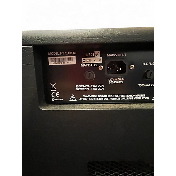 Used Blackstar HT Club 40 Venue 40W 1x12 Tube Guitar Combo Amp