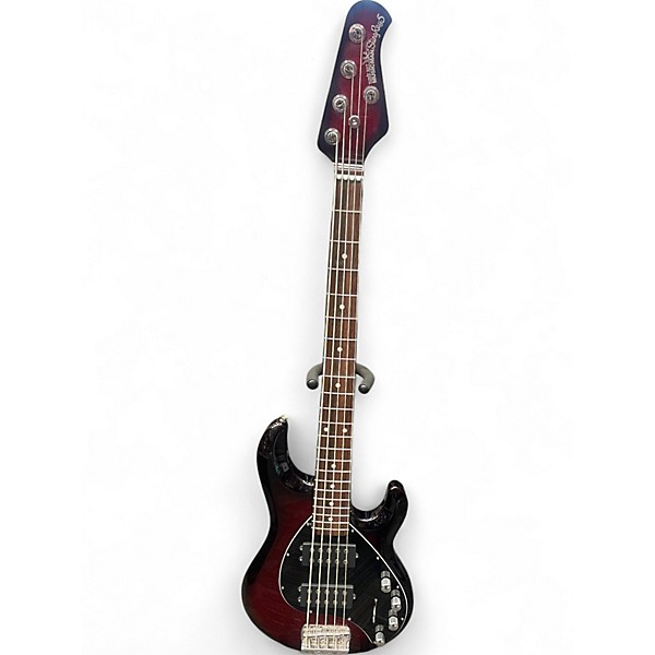 Used Ernie Ball Music Man GC45 Anniversary Stingray 5 String APPLE BURST Electric Bass Guitar