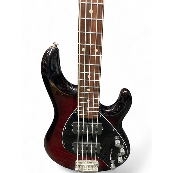 Used Ernie Ball Music Man GC45 Anniversary Stingray 5 String APPLE BURST Electric Bass Guitar