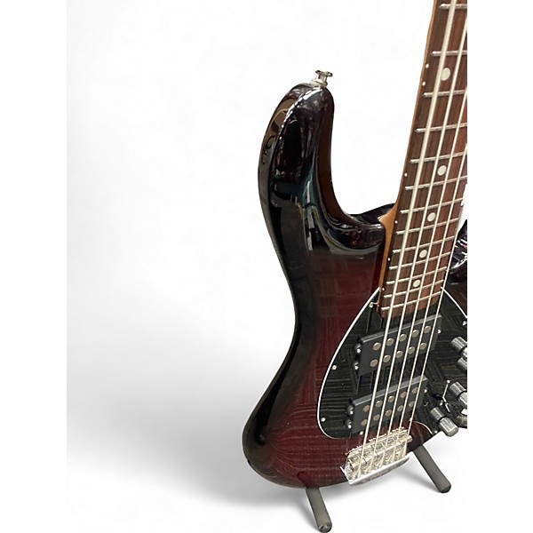 Used Ernie Ball Music Man GC45 Anniversary Stingray 5 String APPLE BURST Electric Bass Guitar
