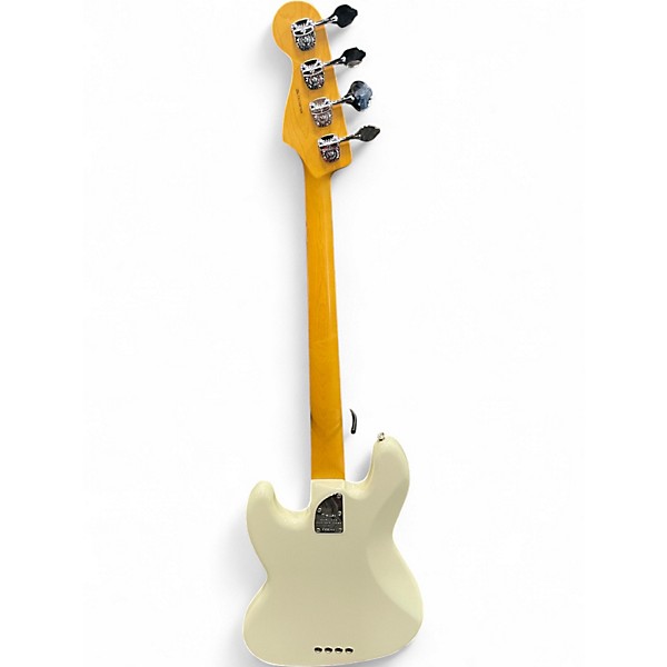 Used Fender Professional II Jazz Bass Fretless Olympic White Electric Bass Guitar