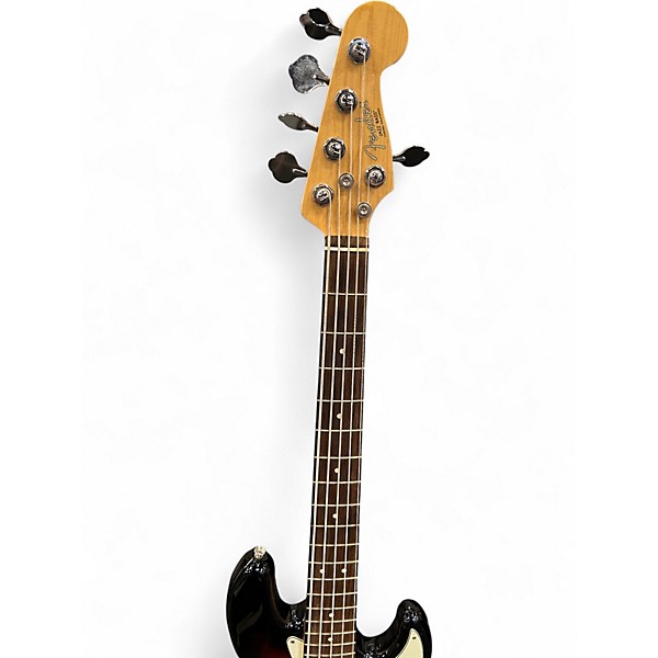 Used Fender American Professional Jazz Bass v 2 Color Sunburst Electric Bass Guitar
