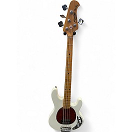 Used Sterling by Music Man Ray4 WHITE Electric Bass Guitar