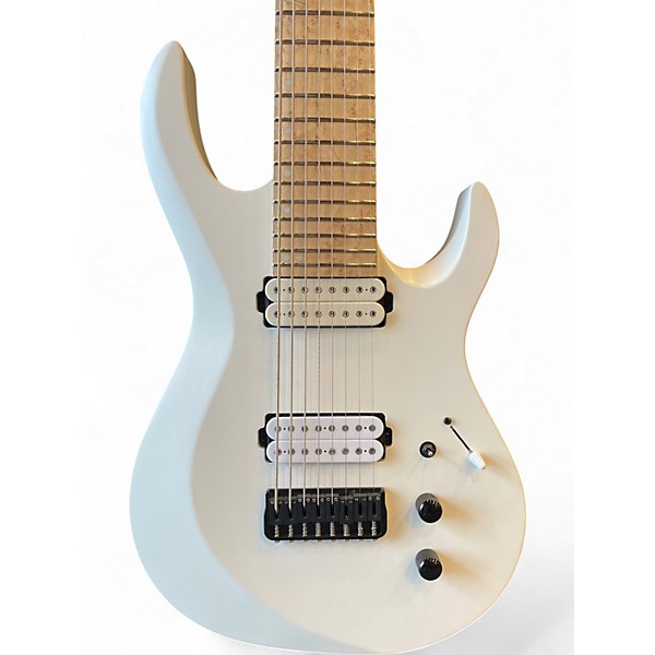 Used Kiesel Aries 8 White Solid Body Electric Guitar