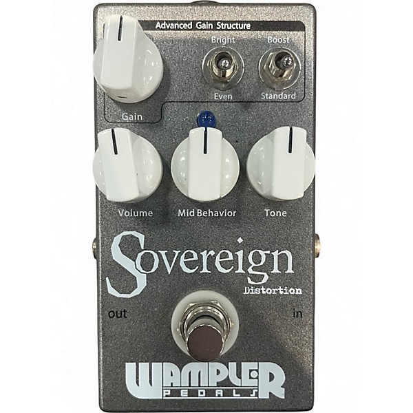 Used Wampler Sovereign Distortion Effect Pedal