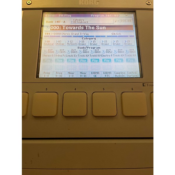 Used KORG M3 88 Key Keyboard Workstation