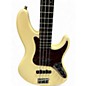 Used 2007 Fender American Deluxe Jazz Bass Blizzard Pearl Electric Bass Guitar