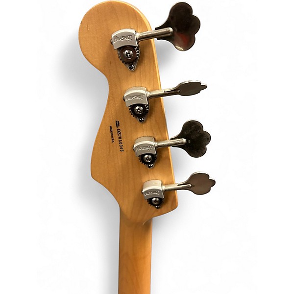 Used 2007 Fender American Deluxe Jazz Bass Blizzard Pearl Electric Bass Guitar