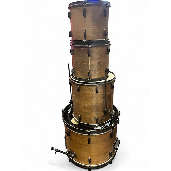 Used Pearl 4 Piece EXPORT Walnut Drum Kit