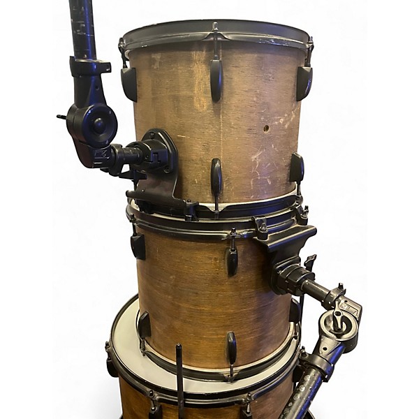 Used Pearl 4 Piece EXPORT Walnut Drum Kit