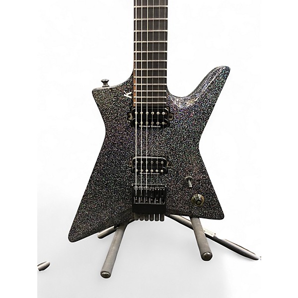 Used Kiesel  LIGHT SPEED Silver Sparkle Solid Body Electric Guitar