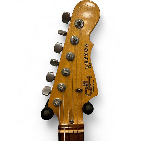 Used G&L Legacy Turquoise Solid Body Electric Guitar
