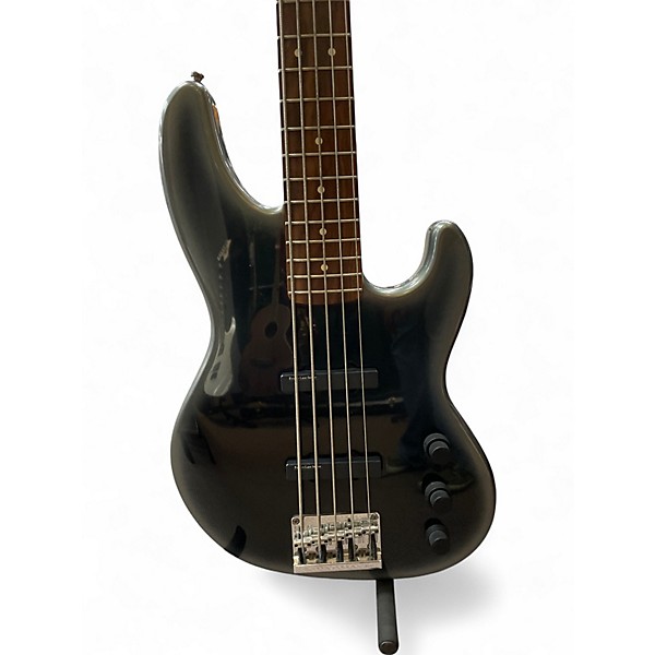 Vintage 1990s Fender American Ultra Jazz Bass V GREY Electric Bass Guitar