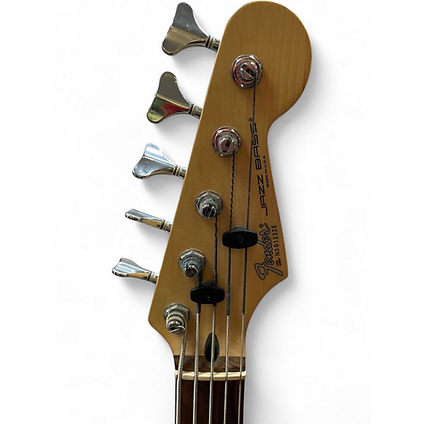 Vintage 1990s Fender American Ultra Jazz Bass V GREY Electric Bass Guitar