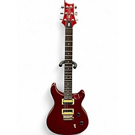 Used PRS SE Custom 24 Trans Red Solid Body Electric Guitar