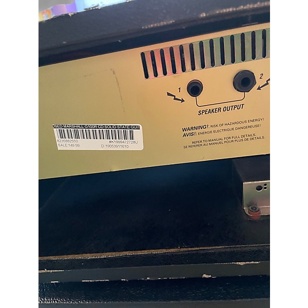 Used Marshall G100RCD Solid State Guitar Amp Head