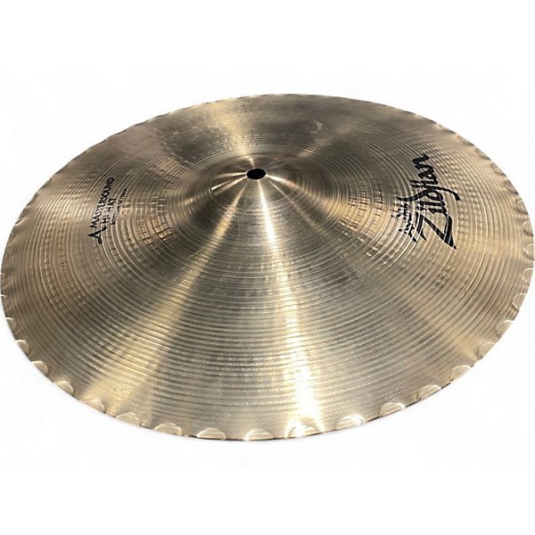 Used Zildjian 14in Mastersound Hi Hat Pair Cymbal