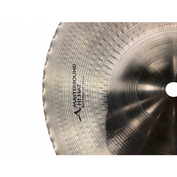 Used Zildjian 14in Mastersound Hi Hat Pair Cymbal